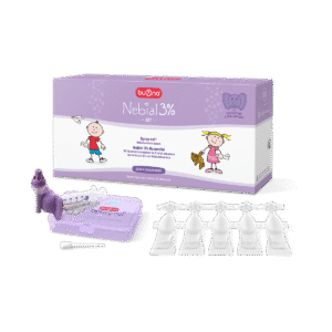 NEBIAL 3% KIT – Bộ sản phẩm rửa mũi, xịt xông mũi họng cho trẻ em