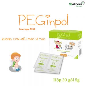 PEGinpol Gói 5g (Macrogol 3350) – Bột nhuận tràng điều trị táo bón cho trẻ