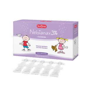 Nebial 3% Flaconcini - Dung dịch muối ưu trương nhỏ, rửa mũi cho bé