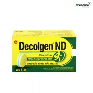 DECOLGEN ND– Thuốc Trị Cảm Cúm, Không Gây Buồn Ngủ