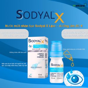 Sodyal X Lipo 10 ml – Nước mắt nhân tạo dưỡng ẩm độ 4