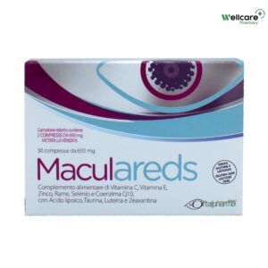 MACULAREDS hộp 30 viên – Viên uống bổ mắt , phòng ngừa và điều trị thoái hóa điểm vàng.