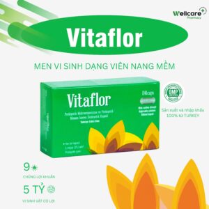 VITAFLOR 30 viên – Men vi sinh bổ sung lợi khuẩn, hỗ trợ cân bằng hệ vi sinh đường ruột cho trẻ em và người lớn.