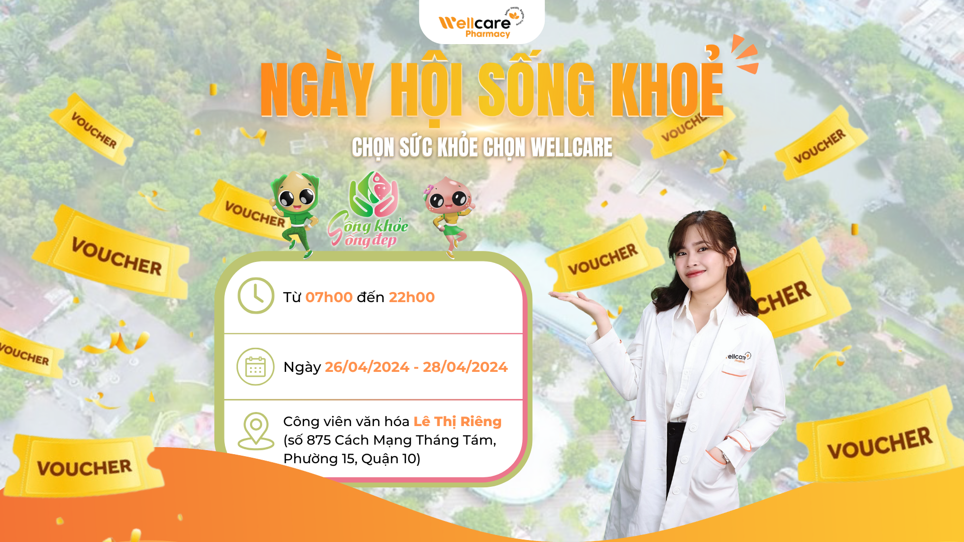 Hình ảnh: Nhà thuốc Wellcare đồng hành cùng Lễ hội sức khỏe năm 2024