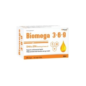 BIOMEGA 3-6-9 hỗ trợ tốt cho tim mạch, thị lực và não bộ – Hộp 60 viên