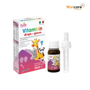 Vitamirin Bambi Wellcare - Bổ sung vitamin tổng hợp cho trẻ em, trẻ nhỏ, đột phá công nghệ liposome (Lọ 10ml)