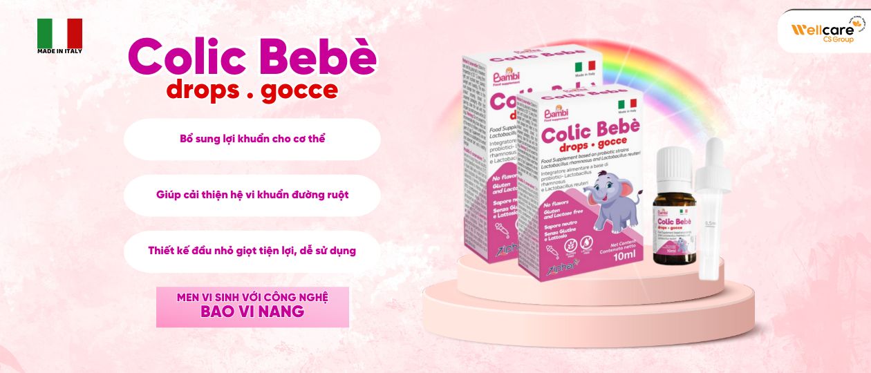 Colic Bebè-men sinh học với cộng nghệ bao vi nang