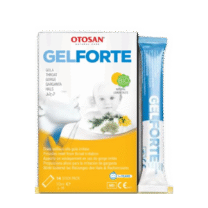 Gel ngậm họng Throat Gel Forte Otosan - Giảm triệu chứng kích ứng cổ họng (Hộp 14 gói)