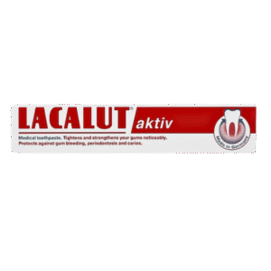 Kem đánh răng Lacalut Aktiv - Ngừa viêm nướu, loại bỏ mảng bám và tiêu diệt vi khuẩn (75ml)
