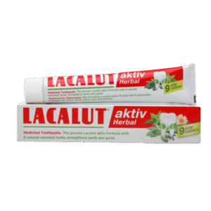 Kem Đánh Răng LACALUT Aktiv Herbal - Chống Tụt Lợi, Viêm Nướu, Ngừa Chảy Máu Chân Răng, Thơm miệng (Tuýp 75ml)