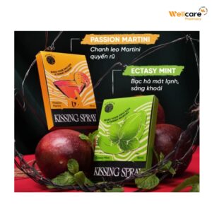 Xịt Thơm Miệng Kissing Spray PlayAh! Hương Passion Martini Chanh Leo Martini Quyến Rũ - 18ML