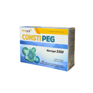 Bột Nhuận Tràng CONSTIPEG – Macrogol 3350 – Hộp 30 Gói x 10g