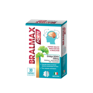 Viên Uống BRALMAX FORTE – Hỗ Trợ Tuần Hoàn Não – Hộp 2 Vỉ x 15 Viên